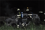Prio 1 Brand Wegvervoer Auto Foarwei Oudwoude